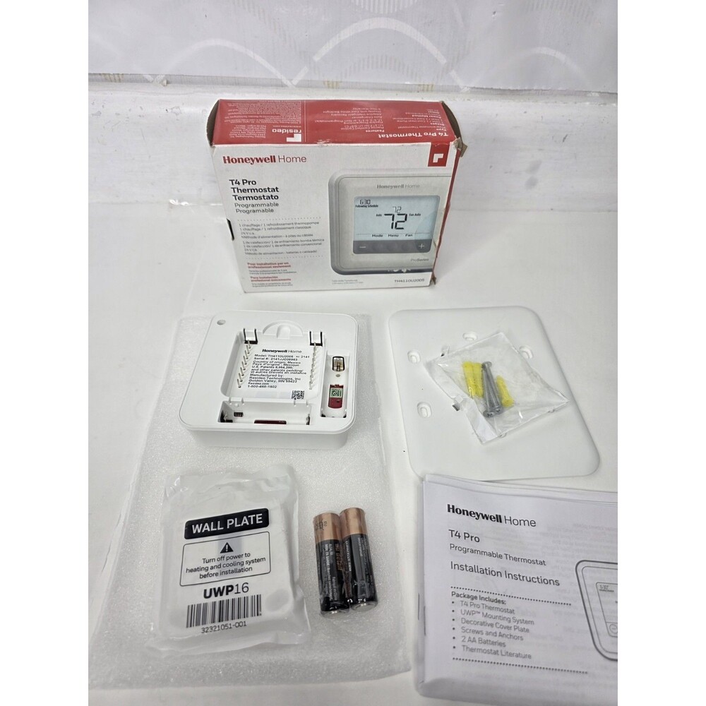 Honeywell Home TH4110U2005 T4 Pro Series Programmable Thermostat